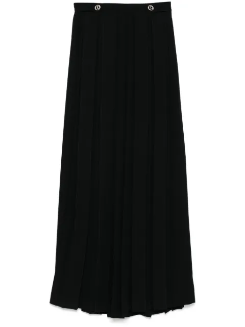 TWINSET pleated crepe trousers Black 242TT2172