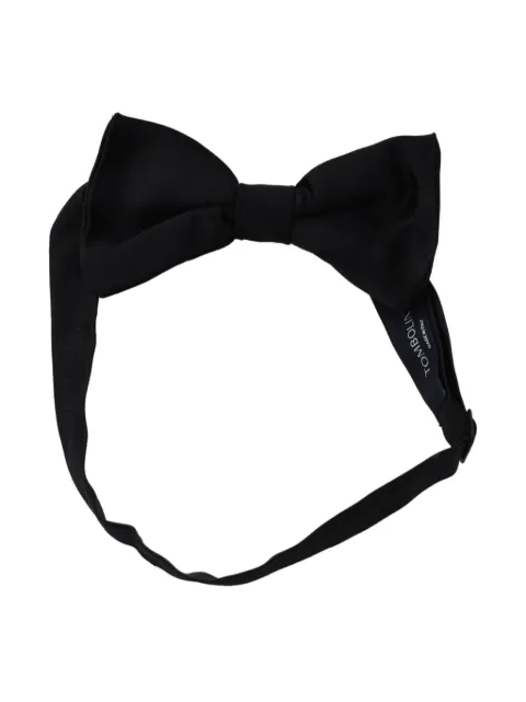 Tombolini silk bow tie Black WKPYZU03