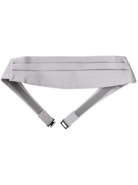 Tombolini silk cummerbund Grey WFAYZU03
