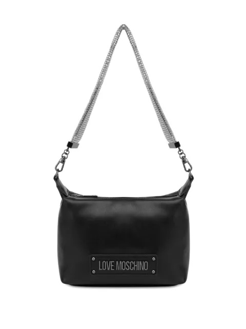 Love Moschino logo shoulder bag Black JC4140PP1MLO0