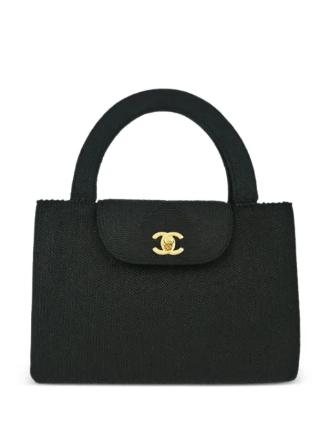CHANEL Pre-Owned 1998 Rope Kelly handbag Black 5201572
