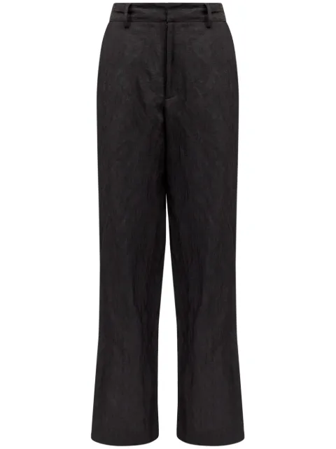 MM6 Maison Margiela single-stitch logo flared trousers Black S52KA0521M35253