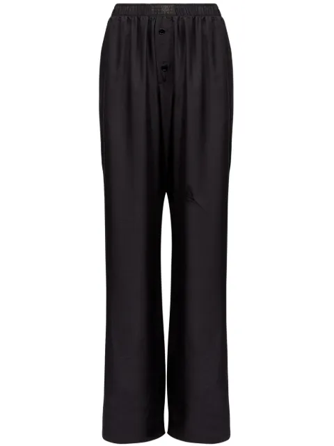 MM6 Maison Margiela silk trousers Black S52KA0529M35244