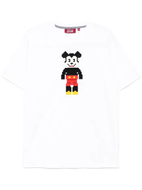 Mostly Heard Rarely Seen 8-Bit mouse-bear T-shirt White MHEB02BET08