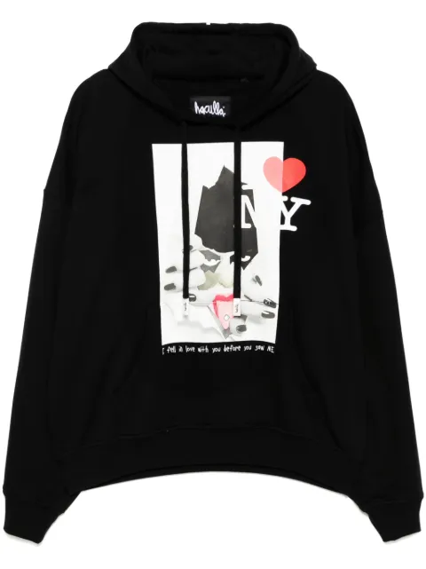 Haculla I Fell In Love With You Hoodie Black HA02BEKH04