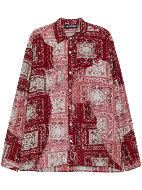 Mostly Heard Rarely Seen Paisley Cut Me Up shirt Red MH02BEW02