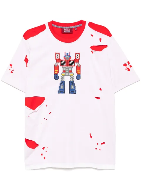 Mostly Heard Rarely Seen 8-Bit Optimus T-shirt White MHEB02BET01
