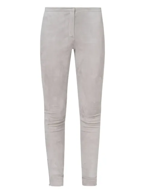 Fabiana Filippi linen/flax skinny trousers Neutrals PL73719