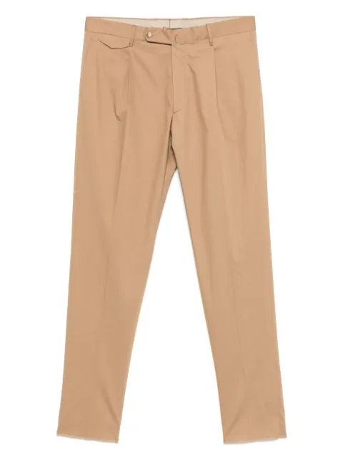 Tagliatore pleat-detail trousers Neutrals TAG11770104U