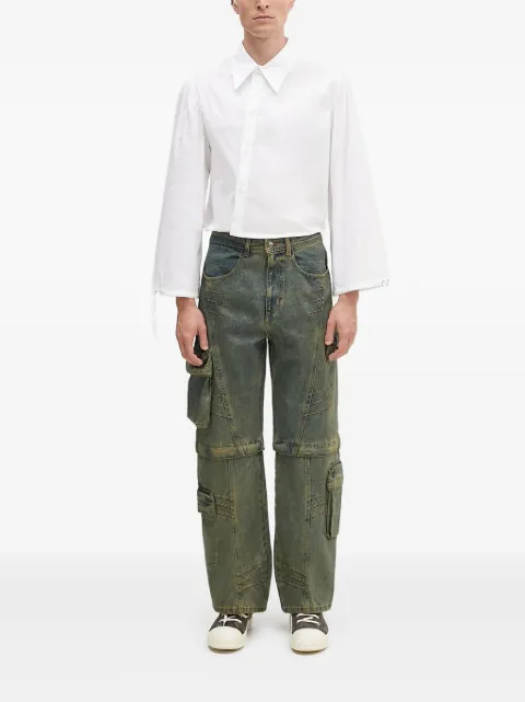 Andersson Bell cargo jeans Green APA749M