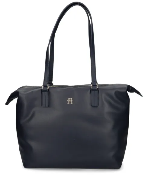 Tommy Hilfiger logo-plaque tote bag Blue AW0AW16477