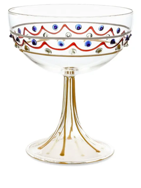 Dolce & Gabbana champagne glass White TCB027TCALV