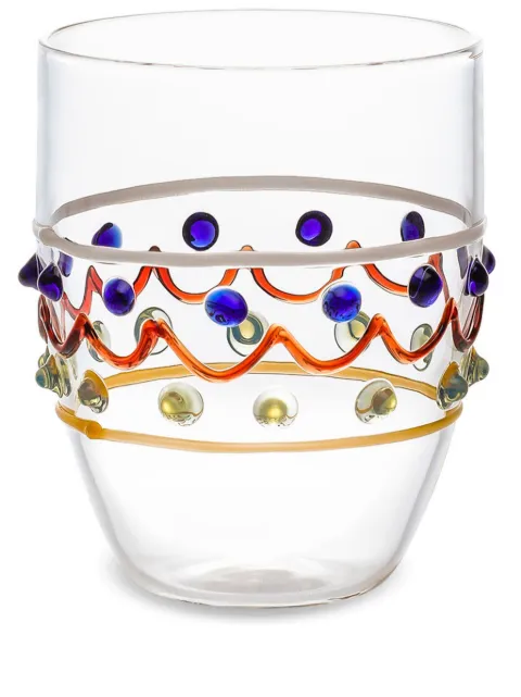 Dolce & Gabbana Carretto Murano water glass White TCB003TCALV