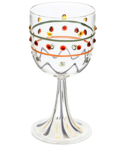 Dolce & Gabbana Carretto Murano wine glass White TCB002TCALV