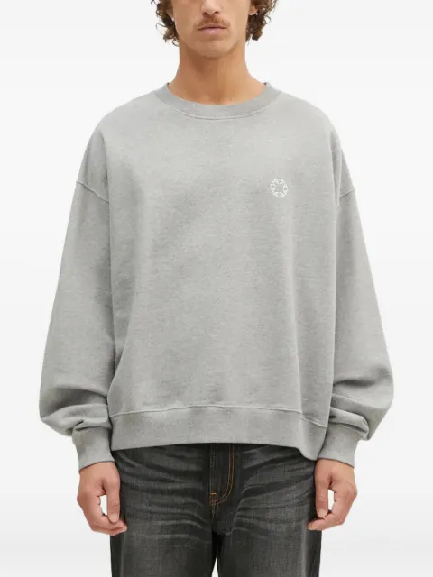 1017 ALYX 9SM embroidered crew neck sweatshirt Grey AAMSW0246FA01