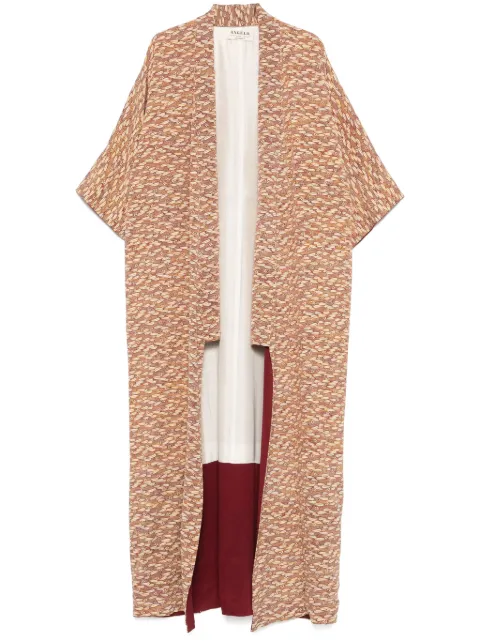 A.N.G.E.L.O. Vintage Cult 1970s floral-print kimono White ANG350SN