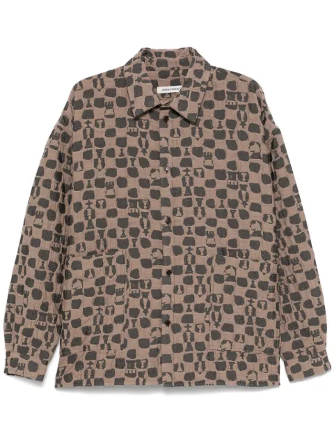 Henrik Vibskov Big shirt Brown AW24STUDM206
