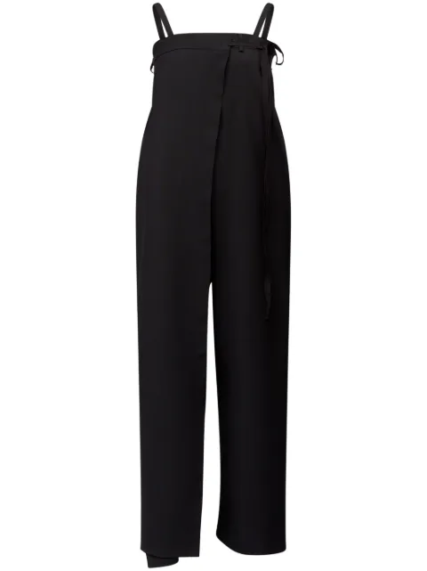 MM6 Maison Margiela single-stitch logo playsuit Black S52FP0089M35080