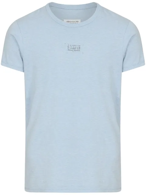 Maison Margiela numbers-motif T-shirt Blue S50GC0706M20086