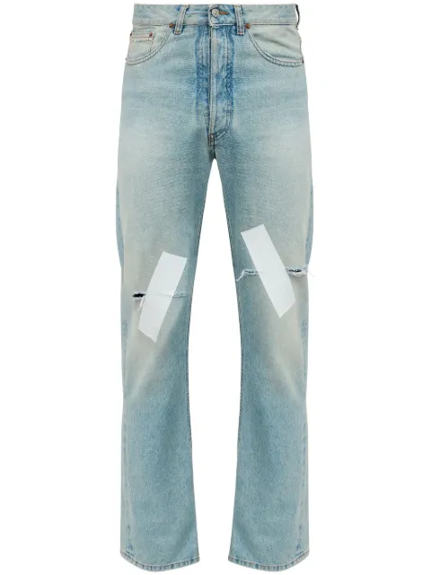 MM6 Maison Margiela distressed straight jeans Blue S52LA0248M30019