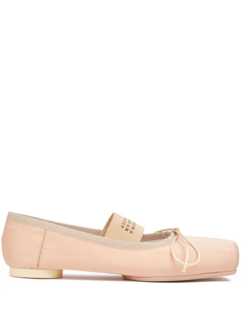 MM6 Maison Margiela Anatomic Numbers-motif ballerina shoes Neutrals S59WZ0100P5560