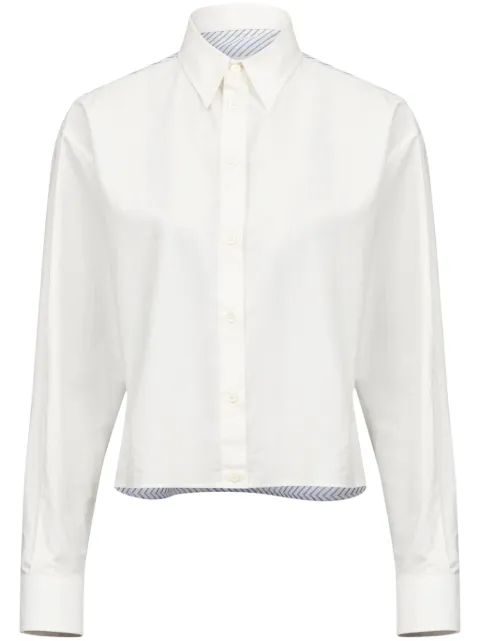 MM6 Maison Margiela cropped shirt White S52DT0042M35256