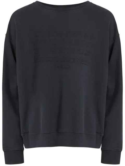 Maison Margiela numbers motif sweater Black S50GU0230M25017