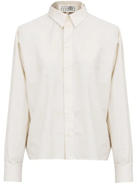 MM6 Maison Margiela layered shirt White S52DT0043M35250