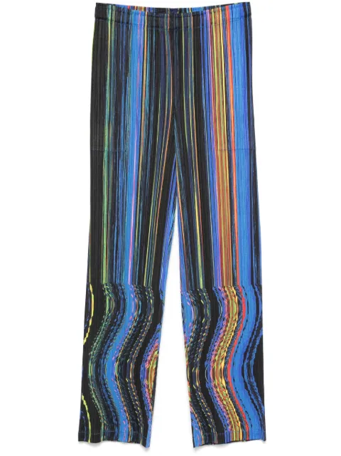 Pleats Please Issey Miyake Warp trousers Black PP48JF702