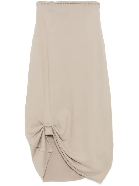 Elena Velez Amish maxi skirt Neutrals EV040Y003