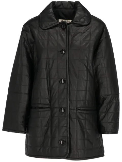 A.N.G.E.L.O. Vintage Cult 1980s quilted coat Black ANG390SC
