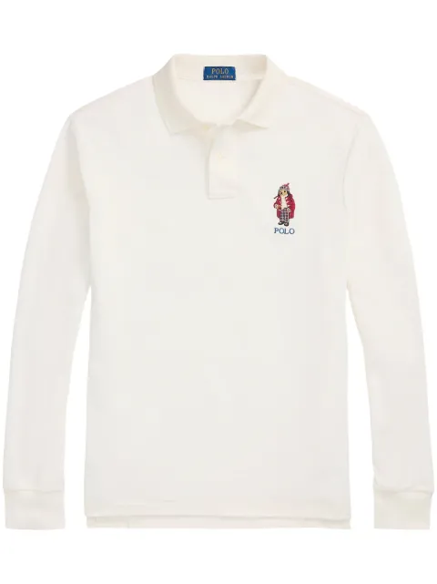 Polo Ralph Lauren embroidered polo shirt Neutrals 710951641001