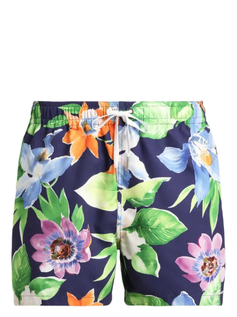 Ralph Lauren Purple Label floral-print swim shorts Blue 790952538001