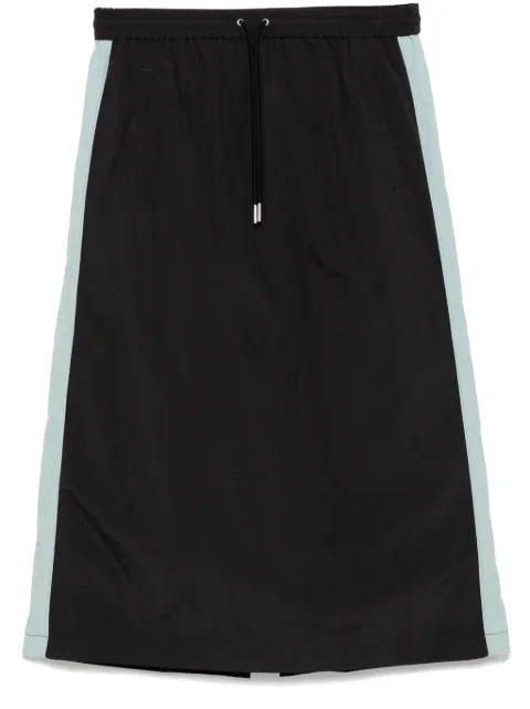 Maison Kitsuné flash fox long skirt Grey NW01502WQ40300022