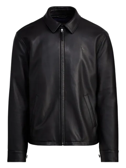 Polo Ralph Lauren leather jacket Black 710671431001