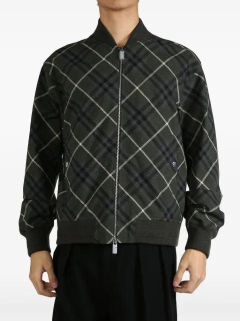 Burberry Check jacket Grey 8097885