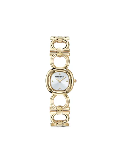 Ferragamo Double Gancini 25mm watch White SFZA01125