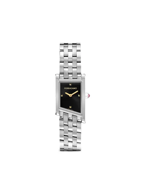 Ferragamo Asymetrique quartz 37mm watch Black SFYT00325