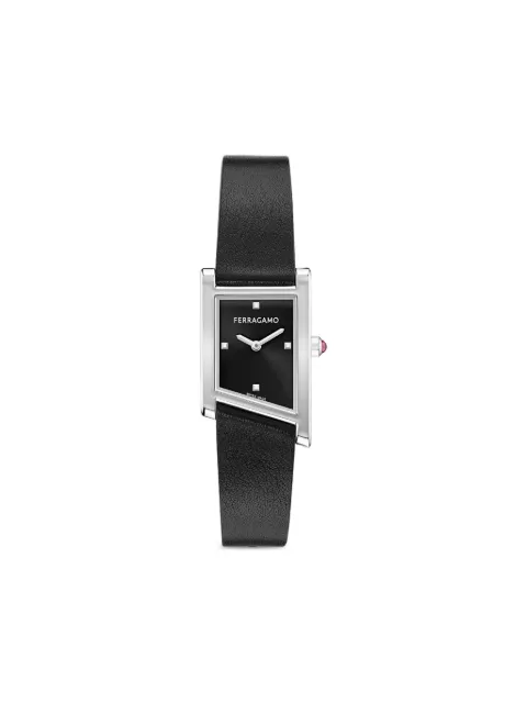 Ferragamo Asymetrique quartz 36mm watch Black SFYT00125