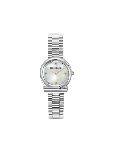 Ferragamo Gancini Twisted 28mm watch White SFVB01125