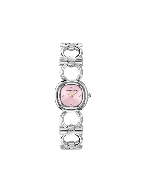 Ferragamo Double Gancini 25mm watch Pink SFZA00725