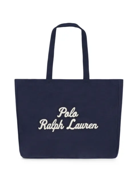 Polo Ralph Lauren embroidered canvas tote Blue 405945884001