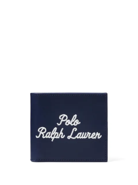 Polo Ralph Lauren logo-embroidered wallet Blue 405945995001