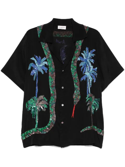 P.A.R.O.S.H. sequin-embellished shirt Black RACERD380633