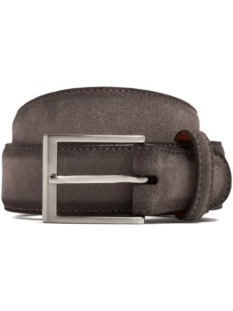 Magnanni suede belt Brown 1078CROS