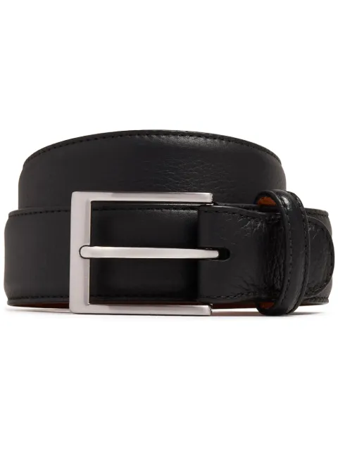 Magnanni leather belt Black 1078RUGO