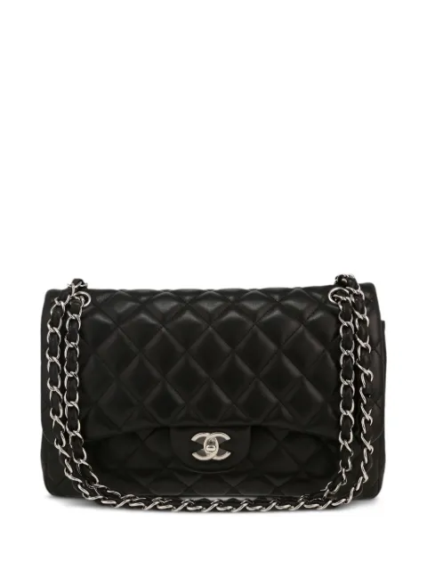 CHANEL Pre-Owned 2011 Jumbo Double Flap shoulder bag Black 412814
