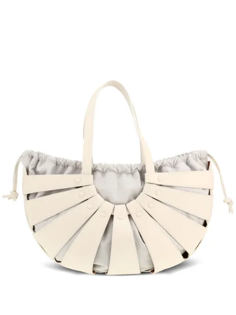 Bottega Veneta Pre-Owned The Shell tote bag White 412694