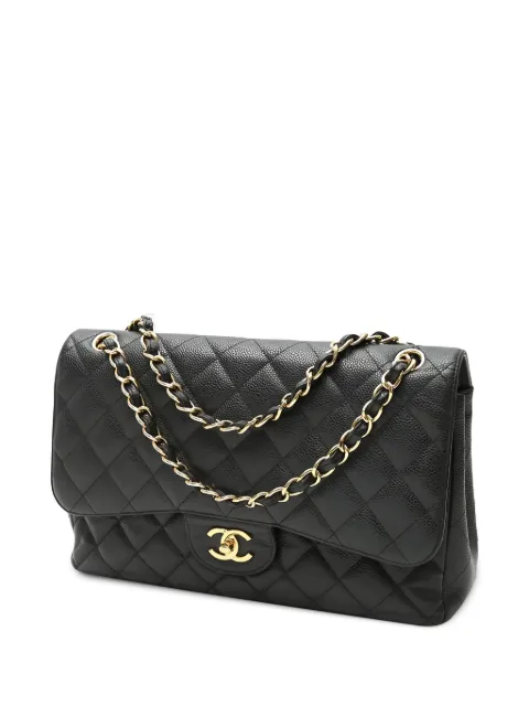 CHANEL Pre-Owned 2012 Double Flap shoulder bag Black 399409
