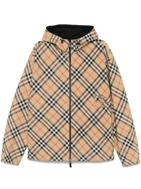 Burberry reversible Check jacket Neutrals 8096682